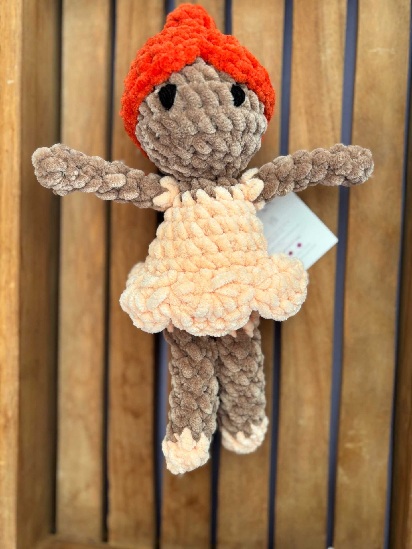 Handmade Crochet Ballerina Doll – Customisable Dance Gift