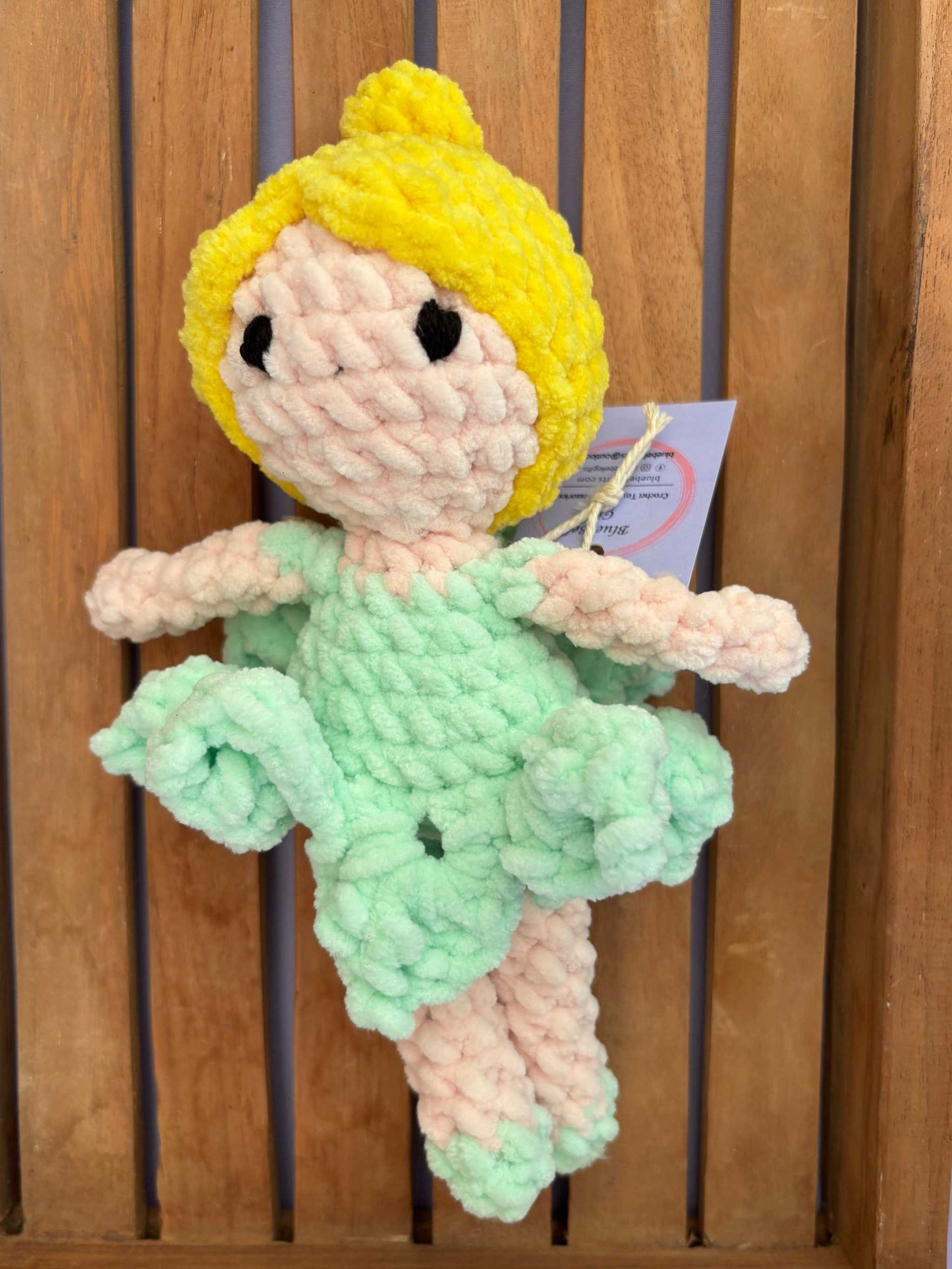 Handmade Crochet Ballerina Doll – Customisable Dance Gift