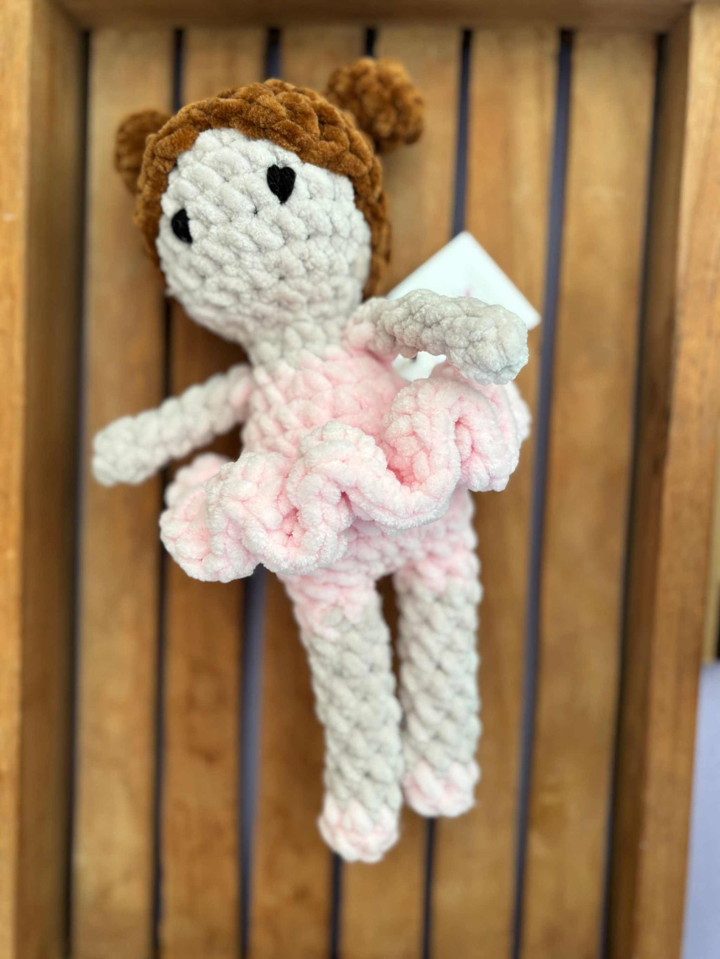 Handmade Crochet Ballerina Doll – Customisable Dance Gift