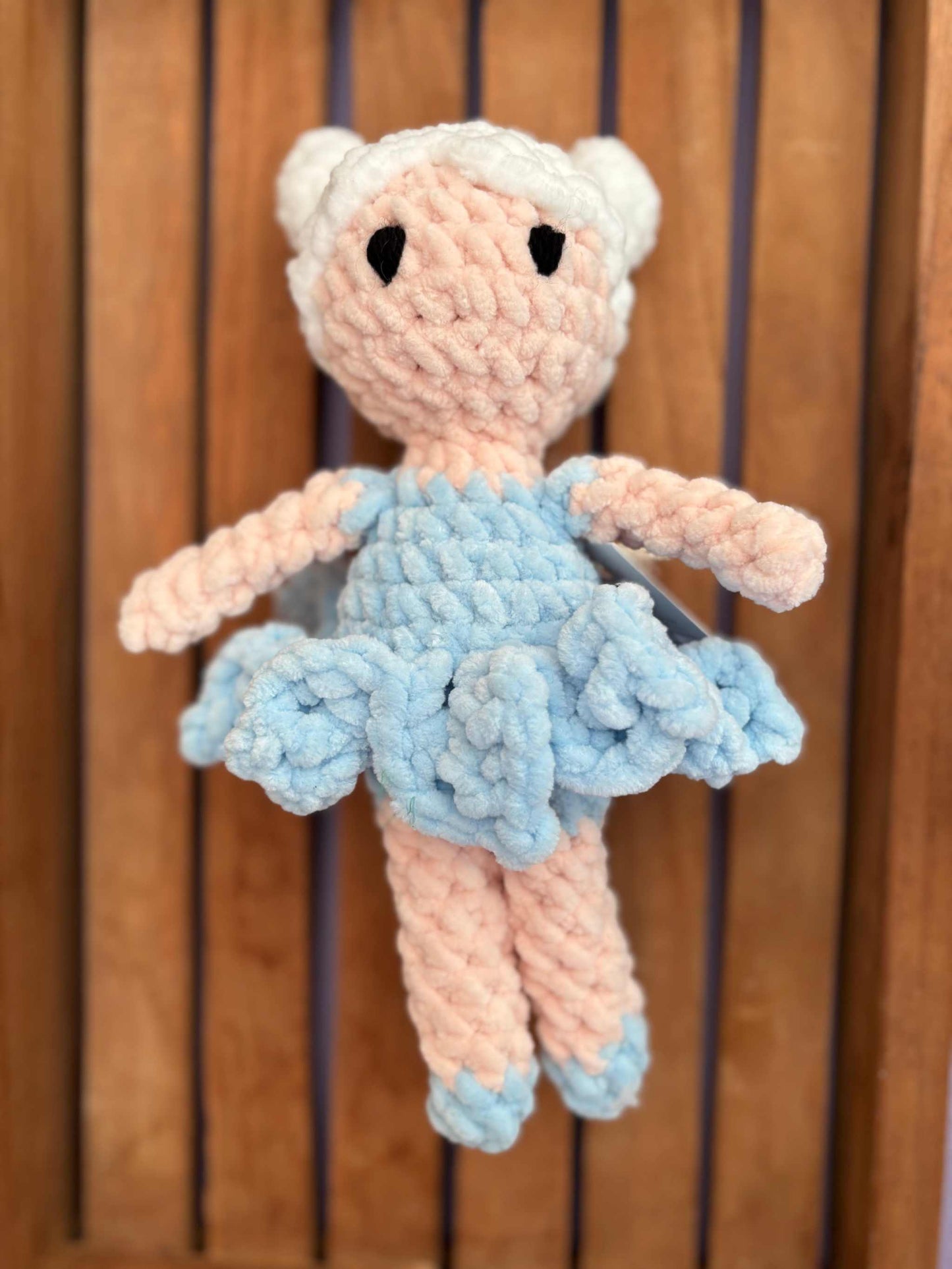 Handmade Crochet Ballerina Doll – Customisable Dance Gift