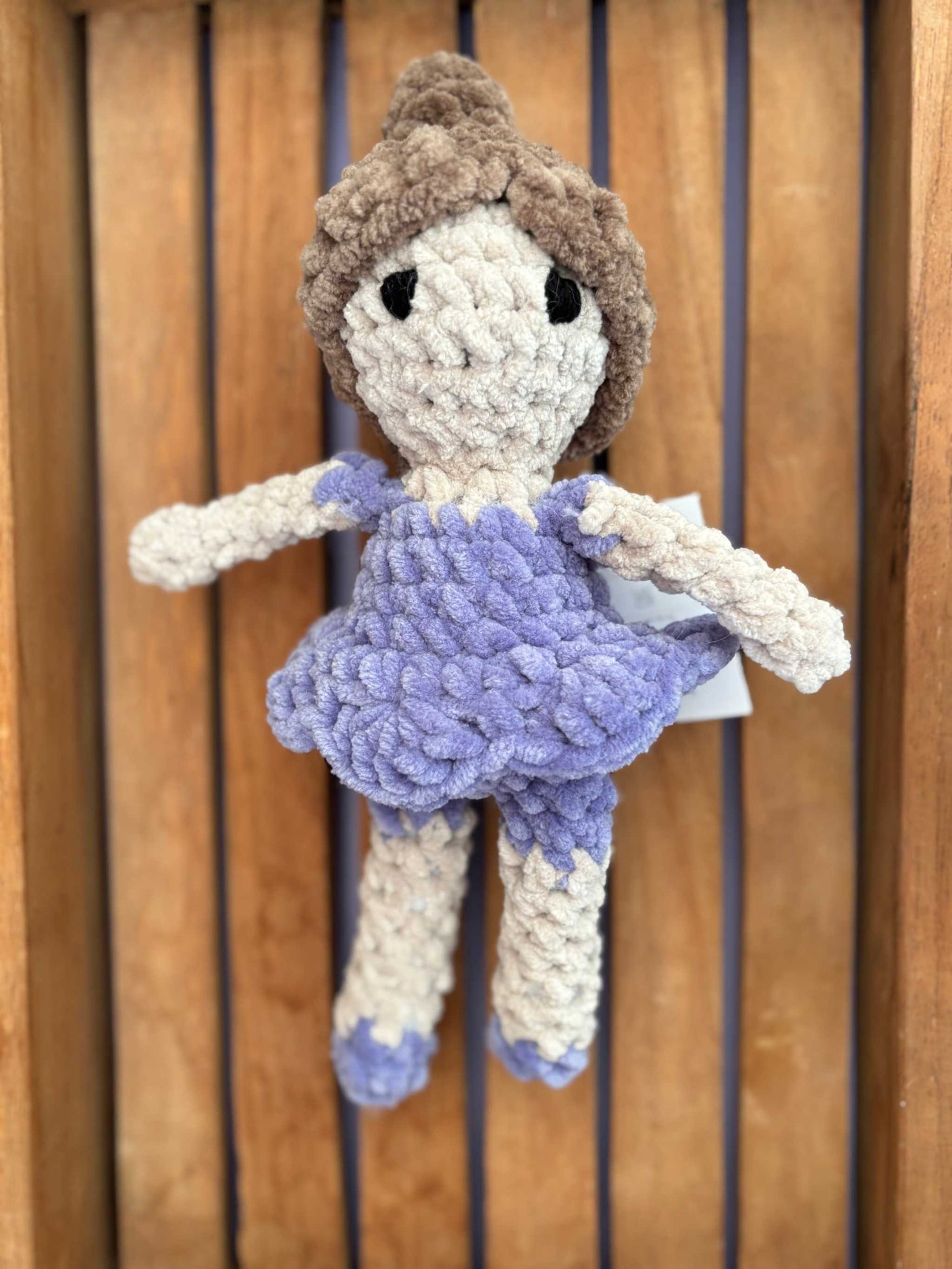 Handmade Crochet Ballerina Doll – Customisable Dance Gift