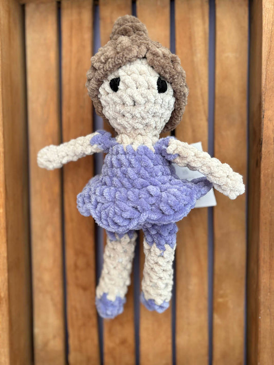 Handmade Crochet Ballerina Doll – Customisable Dance Gift